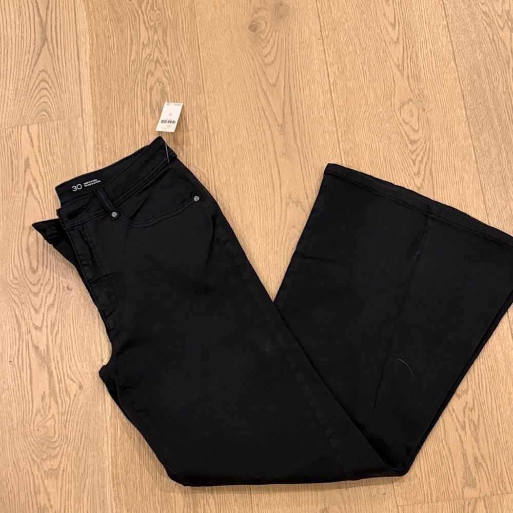 Pilcro Black Flare Jeans